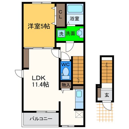 アイ・スマイル・南庄町Ⅱの物件間取画像